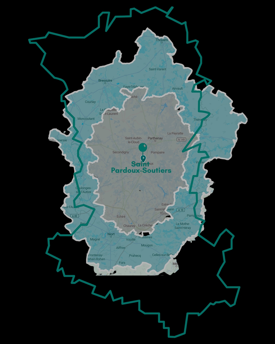 Zone de déplacement